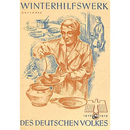 5248	 WHW sticker	 1938/1939 November soup	Winterhilfswerk Third Reich collection	