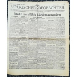 10741	 Kampfzeit VÖLKISCHER BEOBACHTER	 No. 55	 3.Juni 1925	 Freche marxistische Mannöver			