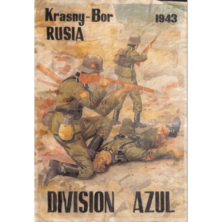 10471	 Poster Division Azul	 Russia 1943 Krasny-Bor soldiers	