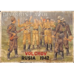 10474	 Poster Division Azul	 Russia 1942 Volchov soldiers		