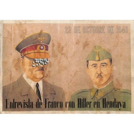 10497	 Poster Division Azul	 Hitler Franco 1940	 