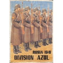 10505	 Poster Division Azul	 soldiers Russia 1941	