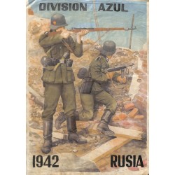 10507	 Poster Division Azul	 fighting soldiers Russia 1942	 