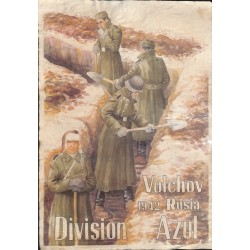 10509	 Poster Division Azul	 Russia 1942 Volchov trench
