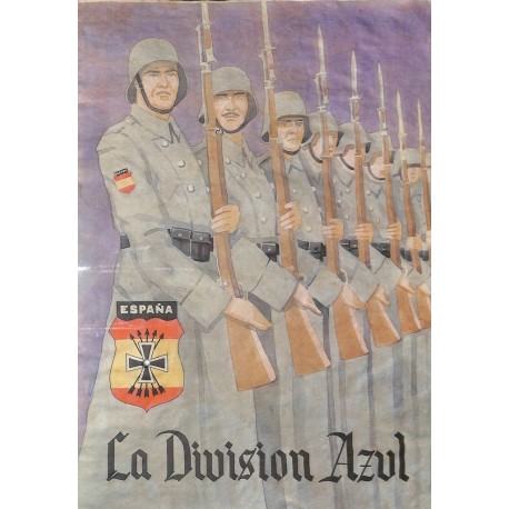 10540	 Poster Division Azul	 soldiers rifles uniforms	