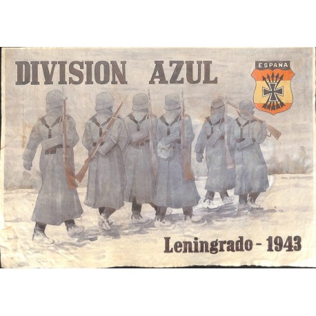 10570	 Poster Division Azul	 soldiers Russia Leningrad 1943 winter