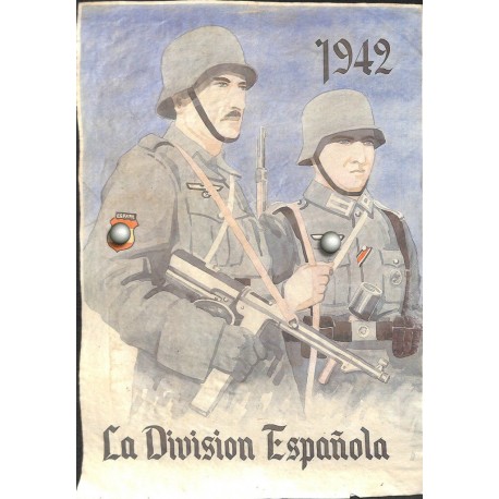 10575	 Poster Division Azul	 La Division Espanola  1942 soldier	