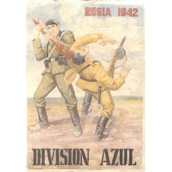 10600	 Poster Division Azul	 Russia fighting soldiers	