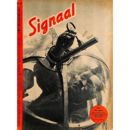 0954	-No.	 H	9-1942	 SIGNAAL / SIGNAL Holland Dutch - illustrated german magazine	Stallin, Eighty eight, tanks soldiers 