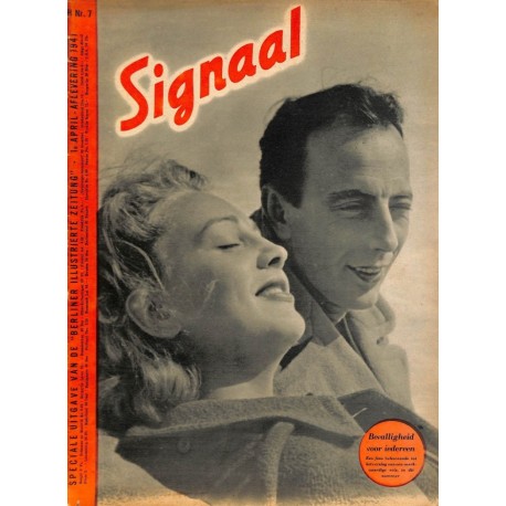 0965	-No.	 H	7-1941	 SIGNAAL / SIGNAL Holland Dutch - illustrated german magazine	Hitler, Wehrmacht	