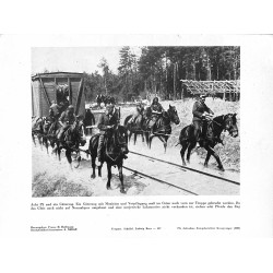 13845	 WWII press photo print	 Acht PS und ein Güterzug	 Russia Photo Hoffmann	