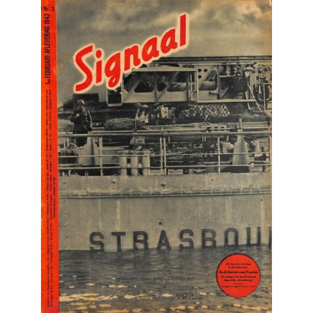 0970	-No.	 H	3-1943	 SIGNAAL / SIGNAL Holland Dutch - illustrated german magazine	U-Boot seamen soldiers Wehrmacht	