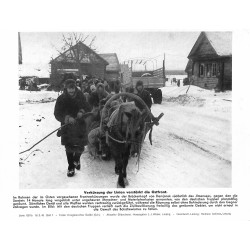 13891	 WWII press photo print	 Verkürzung der Linien verstärkt die Ostfront	 Russia 1943, Serie 1557b	