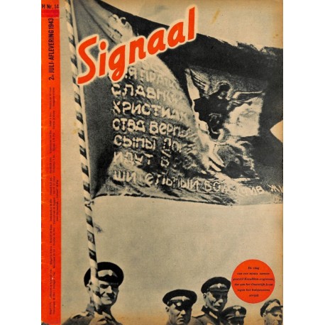 0972	-No.	 H	14-1943	 SIGNAAL / SIGNAL Holland Dutch - illustrated german magazine	Wehrmacht Cossacks, Russia	