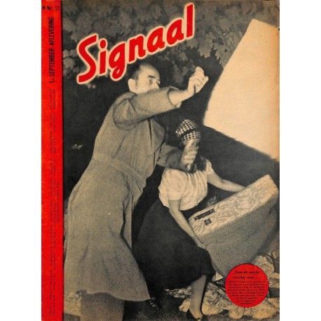 0973	 Incomplete-No.	 H	17-1943	 SIGNAAL / SIGNAL Holland Dutch - illustrated german magazine	Wehrmacht Nebelwerfer	