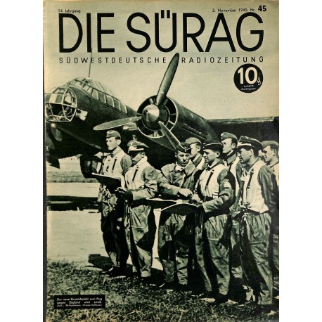 13918	 INCOMPLETE - DIE SÜRAG	 No. 45-1940 3.November