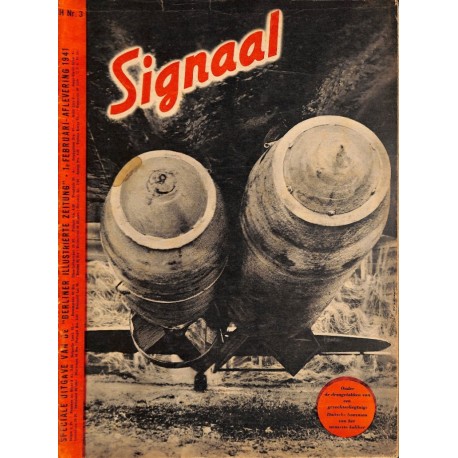 0998	-No.	 H	3-1941	 SIGNAAL / SIGNAL Holland Dutch - illustrated german magazine	bombs, England Wehrmacht	