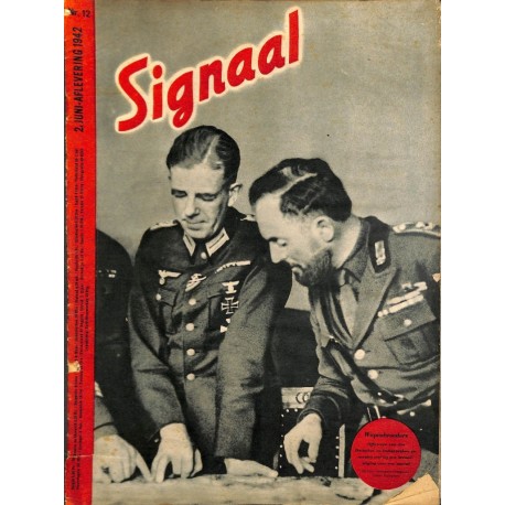 1000	-No.	 H	12-1942	 SIGNAAL / SIGNAL Holland Dutch - illustrated german magazine	Atlantic, Wehrmacht, Africa DAK	