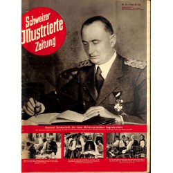 1254	 SCHWEIZER ILLUSTRIERTE ZEITUNG 	 No. 4-1941	 WWII Switzerland magazine	 General Simowitsch  Yugoslavia, England in Africa