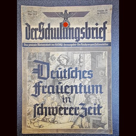 15192	 DER OSTMARKBRIEF/DER SCHULUNGSBRIEF Ausgabe Ostmark	 Folge 7/8/9-1940 Juli/August/September	