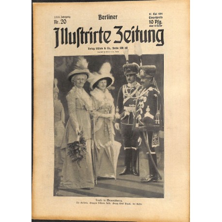 1288	 preWWI-No. 	20	-1914	 BERLINER ILLUSTRIRTE ZEITUNG	 German illustrated magazine	May 17 1914	