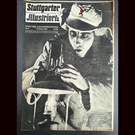 14173	 STUTTGARTER ILLUSTRIERTE STALINGRAD	 No. 6-1943 10.Februar	 Generals of Stalingrad Paulus, Heitz, Strecker, SS, Russia