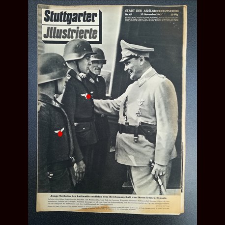 14206	  Waffen-SS Jews STUTTGARTER ILLUSTRIERTE	 No. 45-1943 10.November