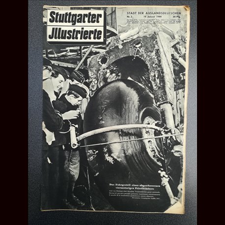 14213	 Waffen-SS STUTTGARTER ILLUSTRIERTE	 No. 3-1944 19.Januar 1944	 B