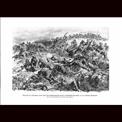 9020	 WWI print	 Isonzo front , Italian tropps defeated by Hungro-Austrian soldiers Bosniaken by Anton Hoffmann	