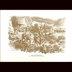 9049	 WWI print	 Monte Pasubio Hungro-Austrian troops mountains	