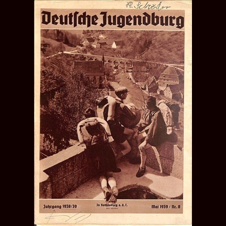 9157	 DEUTSCHE JUGENDBURG	 No. 	 8-1939 Mai	 Jahrgang	 1938/39	