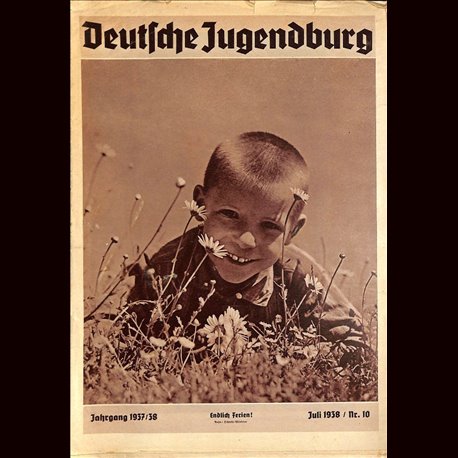 9184	 with cut out DEUTSCHE JUGENDBURG	 No. 	 10-1938 Juli	 Jahrgang	 1937/38	 