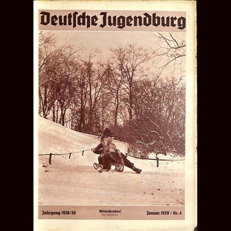 9191	 DEUTSCHE JUGENDBURG	 No. 	 4-1939 Januar	 Jahrgang	 1938/39	 