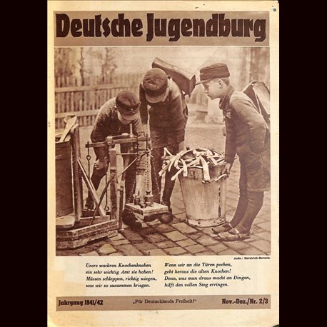 9212	 DEUTSCHE JUGENDBURG	 No. 	 2/3-1941/42 November/Dezember	 Jahrgang	 1941/42	