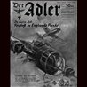 0469	 DER ADLER	 -No.	9	-1940	 vintage German Luftwaffe Magazine Air Force WW2 WWII 