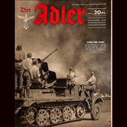 0574	 DER ADLER	 -No.	20	-1942	 vintage German Luftwaffe Magazine Air Force WW2 WWII