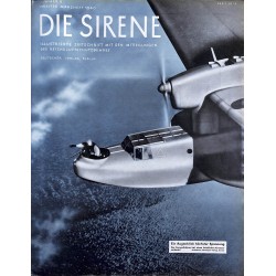 1624	 DIE SIRENE	 No. 2	-1940		- Reichsluftschutzbund - RLB - Luftschutz magazine civil protection, firefighting, air raids