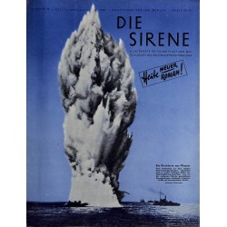 1626	 DIE SIRENE	 No. 2	-1940		- Reichsluftschutzbund - RLB - Luftschutz magazine civil protection, firefighting, air raids