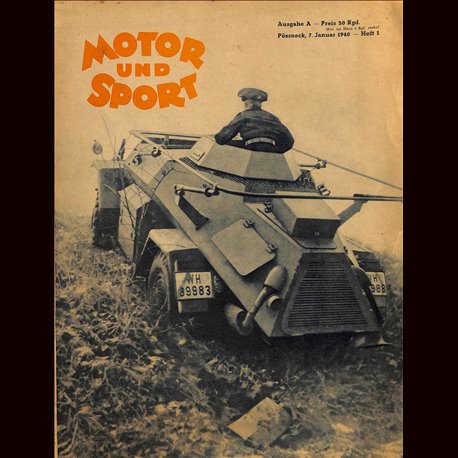 13941 MOTOR UND SPORT No. 1-1940