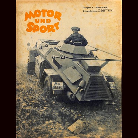 13942	 MOTOR UND SPORT No. 1-1940	