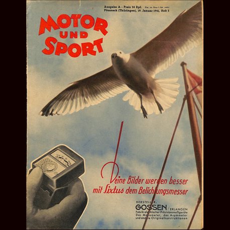 13957	 MOTOR UND SPORT	 No. 3-1941	