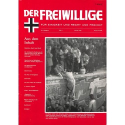 2007129	 No. 	1-1990	 DER FREIWILLIGE - Waffen-SS veteran magazine - 	r