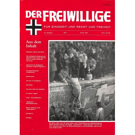 2007129	 No. 	1-1990	 DER FREIWILLIGE - Waffen-SS veteran magazine - 	r