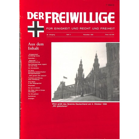 2007135	 No. 	11-1990	 DER FREIWILLIGE - Waffen-SS veteran magazine - 	