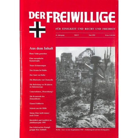 2007168	 No. 	5-1995	 DER FREIWILLIGE - Waffen-SS veteran magazine - 	