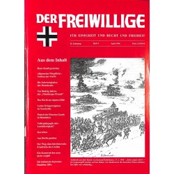 2007177	 No. 	4-1996	 DER FREIWILLIGE - Waffen-SS veteran magazine - 