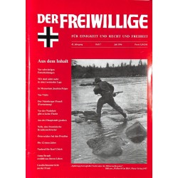 2007180	 No. 	7-1996	 DER FREIWILLIGE - Waffen-SS veteran magazine - 	