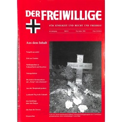 2007184	 No. 	11-1996	 DER FREIWILLIGE - Waffen-SS veteran magazine - 	