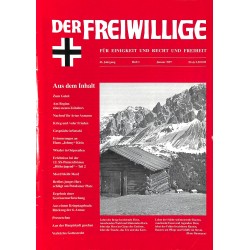 2007186	 No. 	1-1997	 DER FREIWILLIGE - Waffen-SS veteran magazine - 	