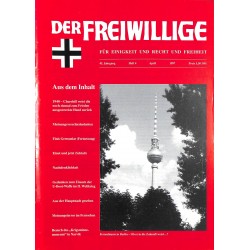 2007189	 No. 	4-1997	 DER FREIWILLIGE - Waffen-SS veteran magazine - 	